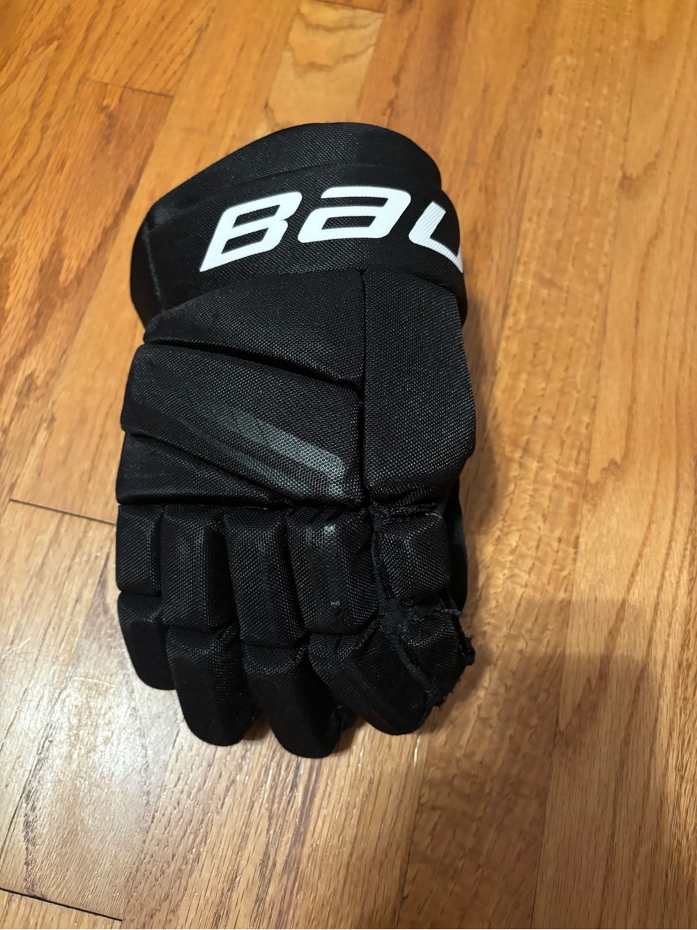 Bauer X Series Singular Black Hockey Glove Right Hand 12” Good Used Condition